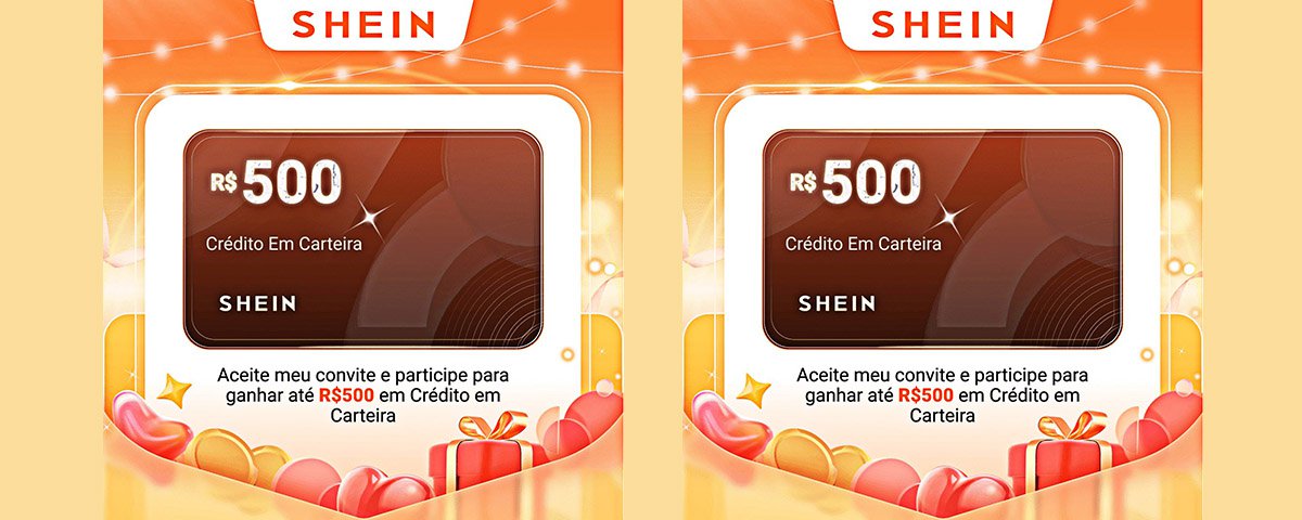 È tempo di feste: Shein lancia un nuovo gioco e offre fino a R$ 500 in crediti!